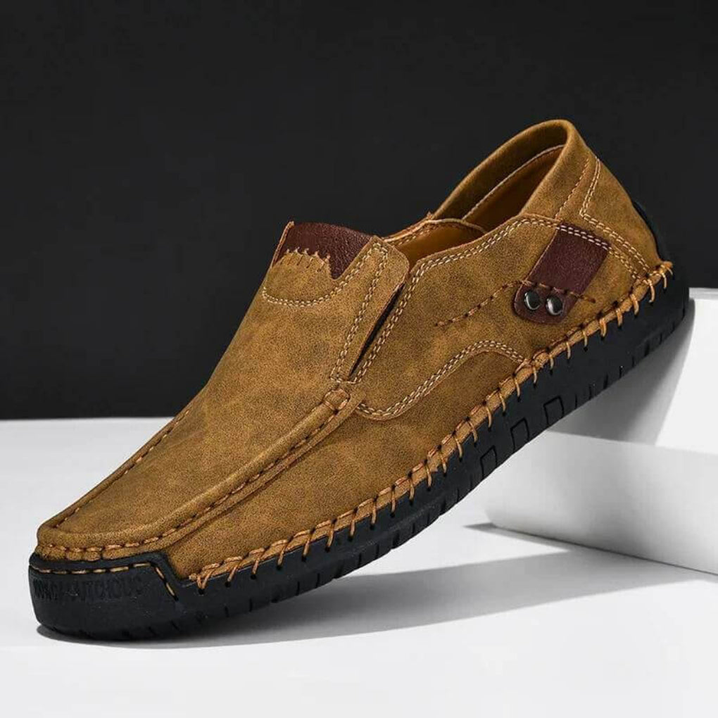 Olvoria | Men's Driving Shoes with Arch Support