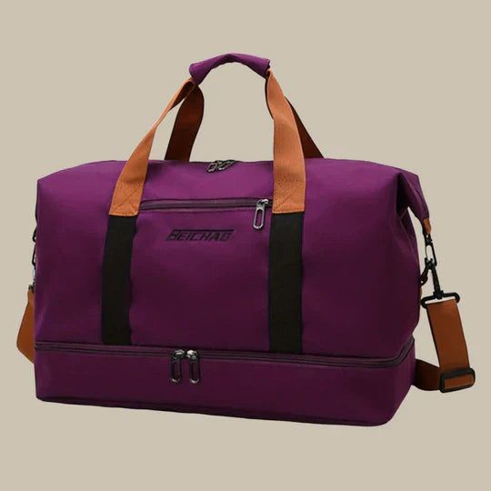 Olvoria | Men's Duffel Bag with Shoe Compartment