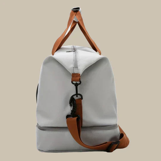 Olvoria | Men's Duffel Bag with Shoe Compartment