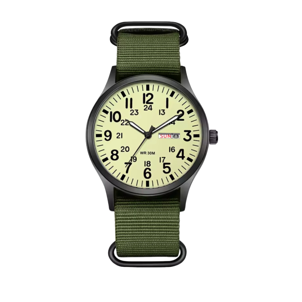 Olvoria | Men's Field Watch with Luminous Dial