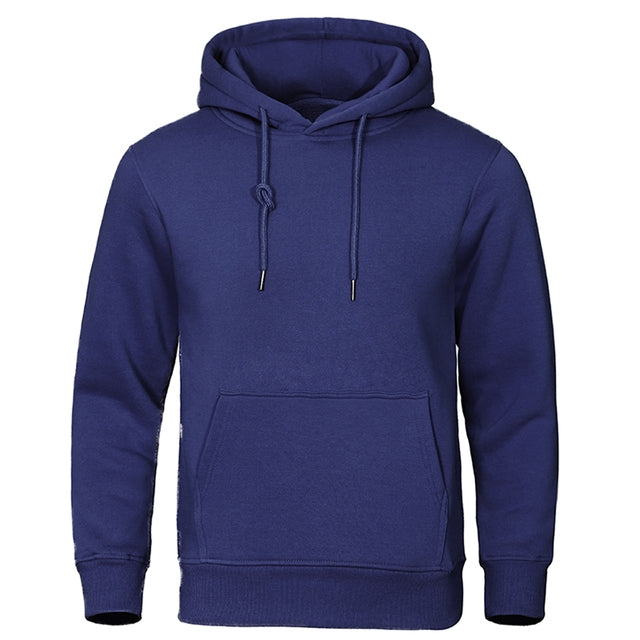 Olvoria | Men's Fleece Lined Hoodie with Kangaroo Pocket