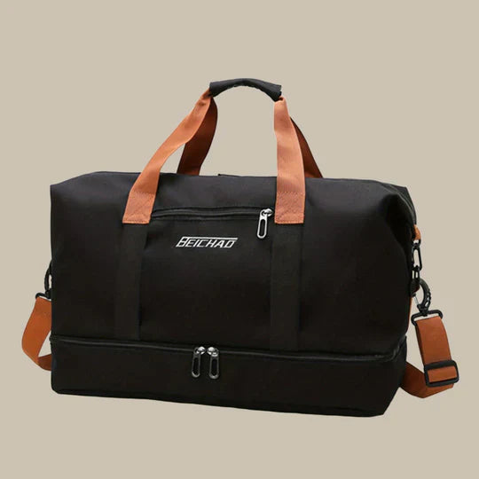 Olvoria | Men's Gym Duffel Bag with Shoe Compartment