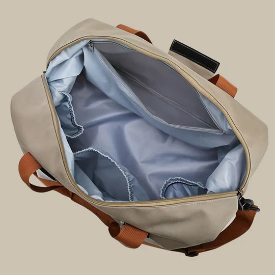 Olvoria | Men's Gym Duffel Bag with Shoe Compartment