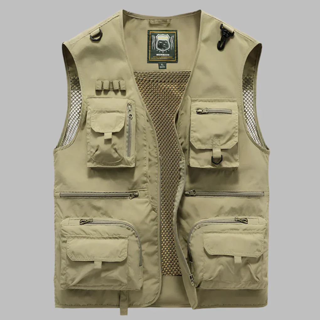 Olvoria | Men's Multi-Pocket Outdoor Vest