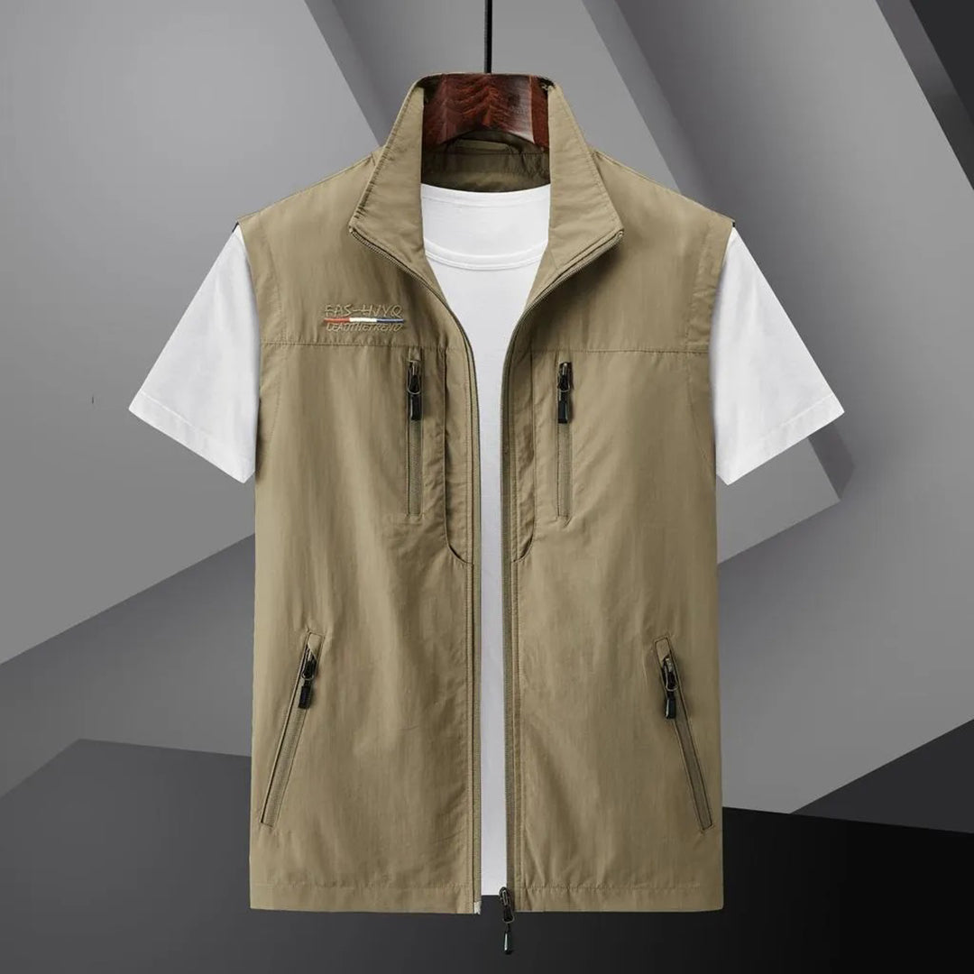 Olvoria | Men's Multi-Pocket Vest Safari Style