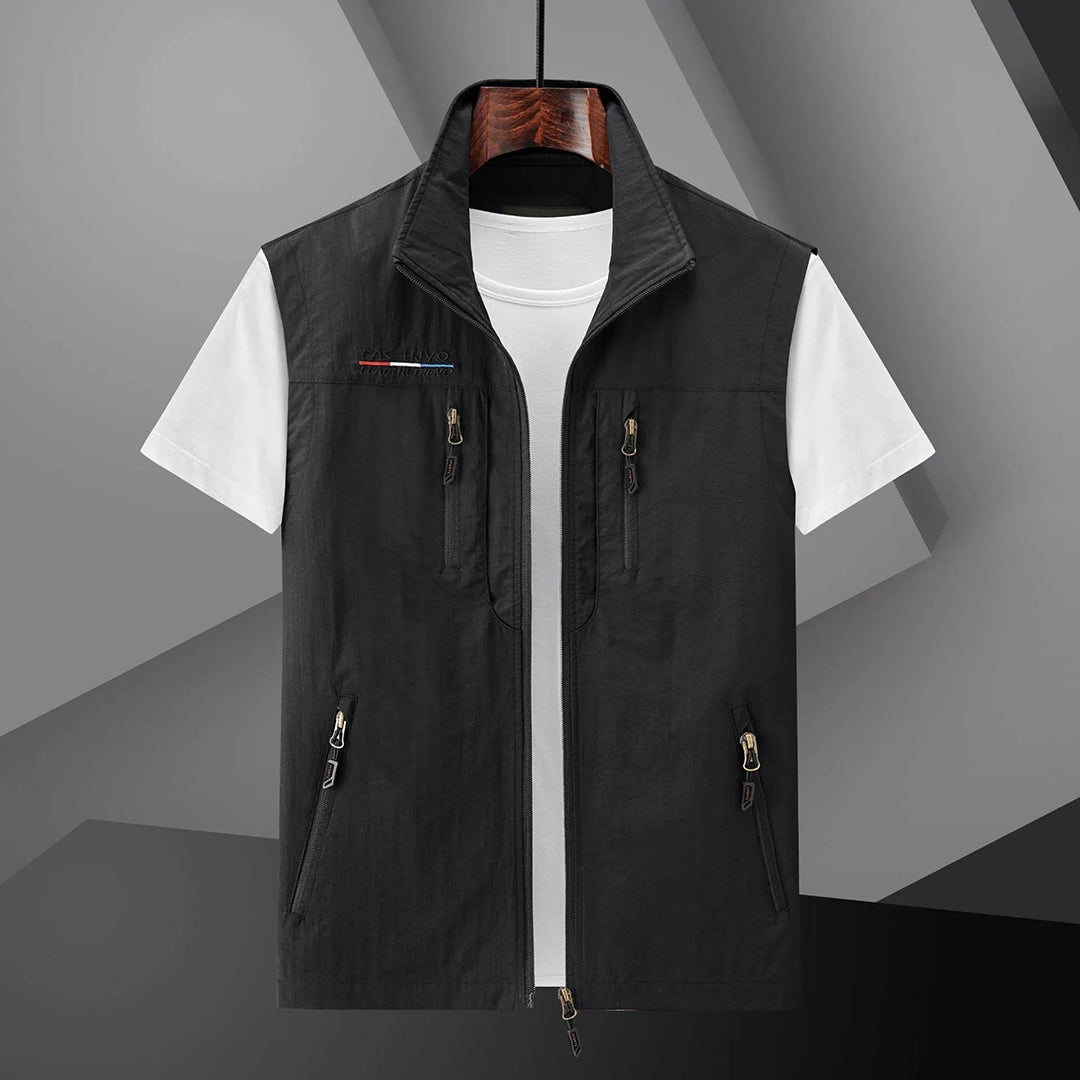 Olvoria | Men's Multi-Pocket Vest Safari Style