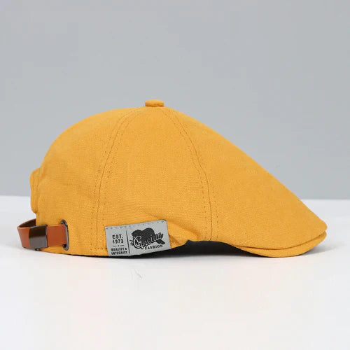 Olvoria | Men's Newsboy Cap Adjustable Flat Cap