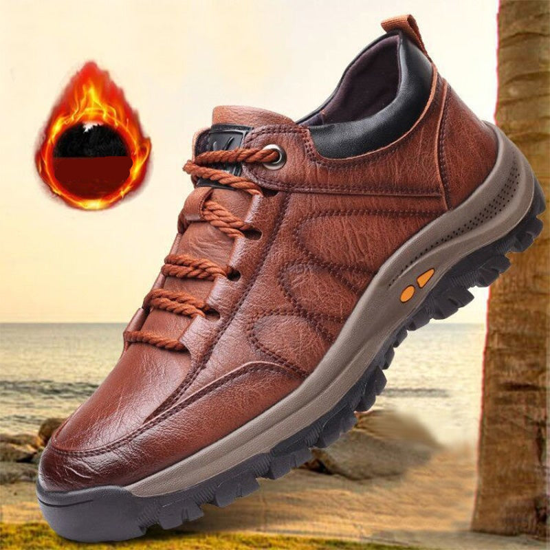 Olvoria | Men’s Orthopedic Leather Shoes | Supportive Comfort