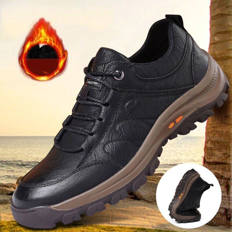 Olvoria | Men’s Orthopedic Leather Shoes | Supportive Comfort