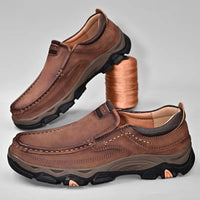 Olvoria | Zapatos ortopédicos sin cordones para hombre con soporte para el arco