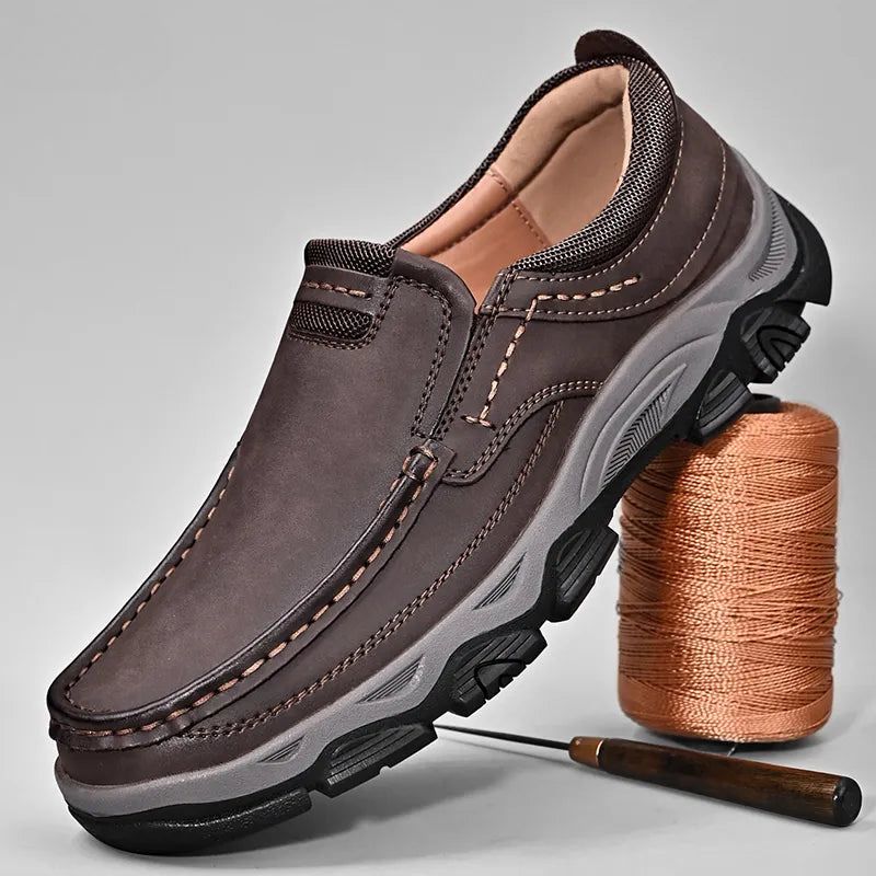 Olvoria | Men's Orthopedic Slip-On Shoes with Arch Support