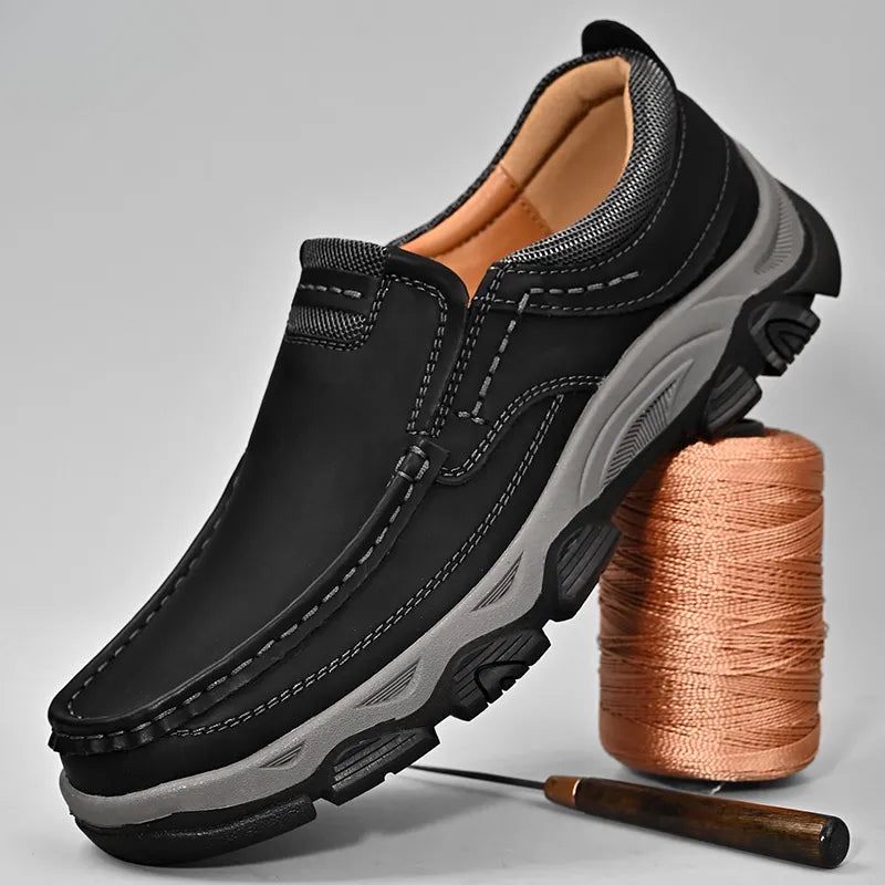 Olvoria | Men's Orthopedic Slip-On Shoes with Arch Support