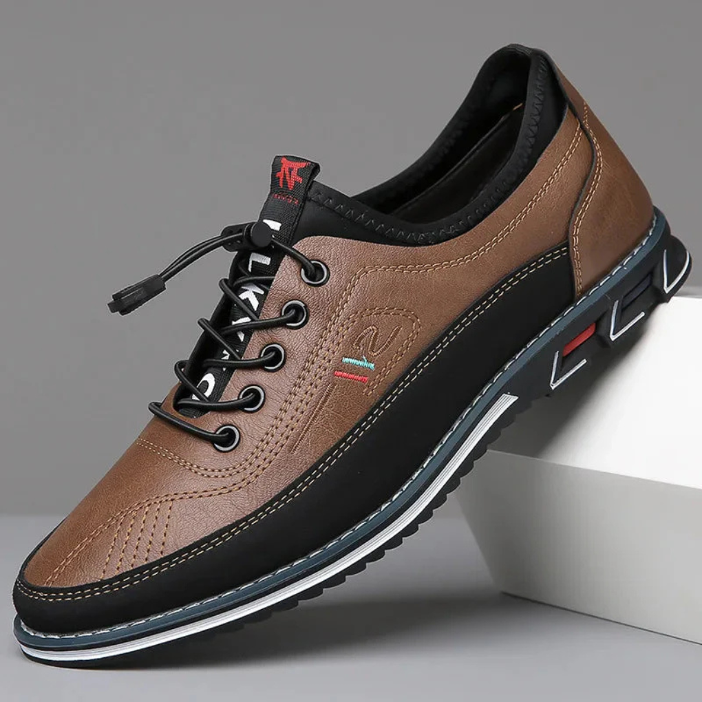 Olvoria | Men's Oxford Shoes with Closed Lacing