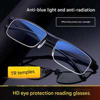 Ropiro | Lunettes de lecture progressives pour homme avec filtre anti-lumière bleue