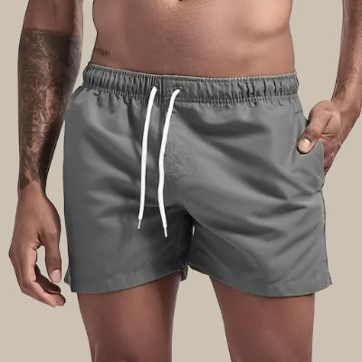 Olvoria | Men's Quick Dry Swim Shorts with Drawstring