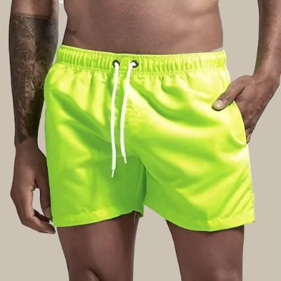 Olvoria | Men's Quick Dry Swim Shorts with Drawstring
