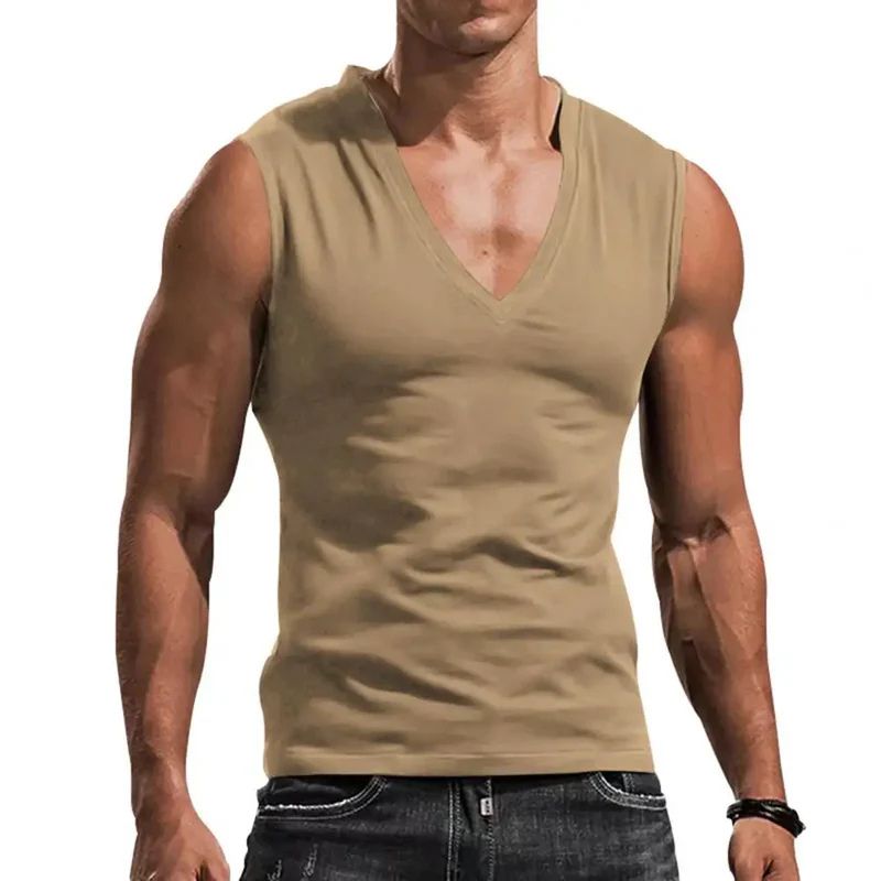 Olvoria | Men's Sleeveless V-Neck Tank Top