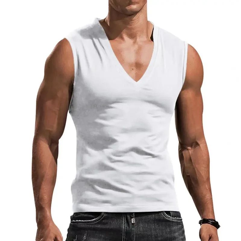 Olvoria | Men's Sleeveless V-Neck Tank Top