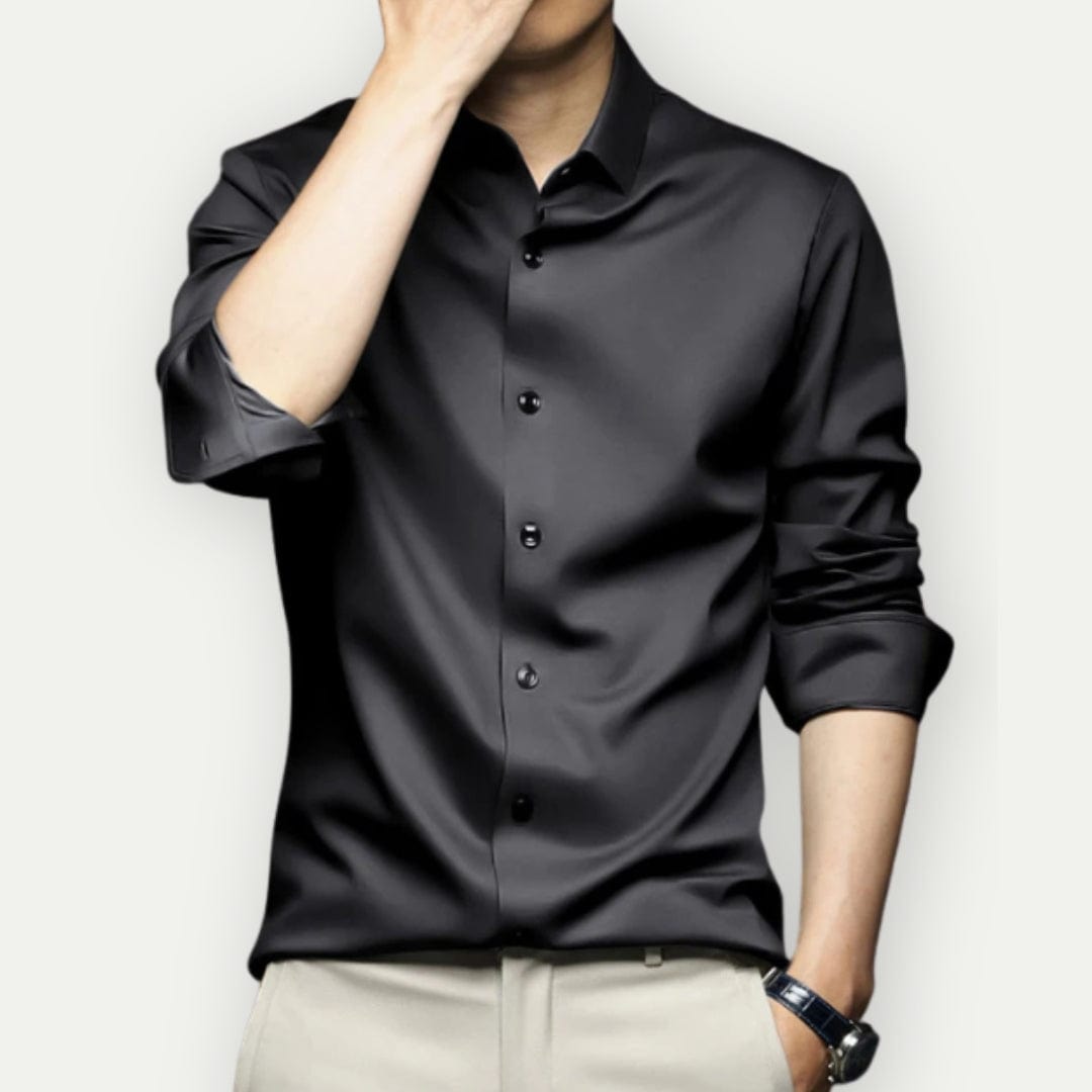 Olvoria | Men's Slim Fit Button-Up Shirt