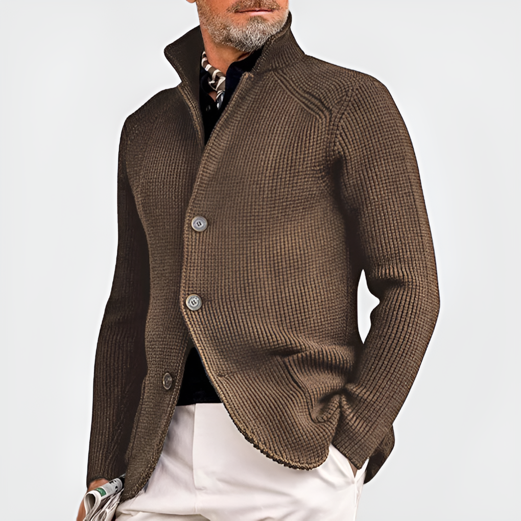 Olvoria | Men's Textured Knit Blazer