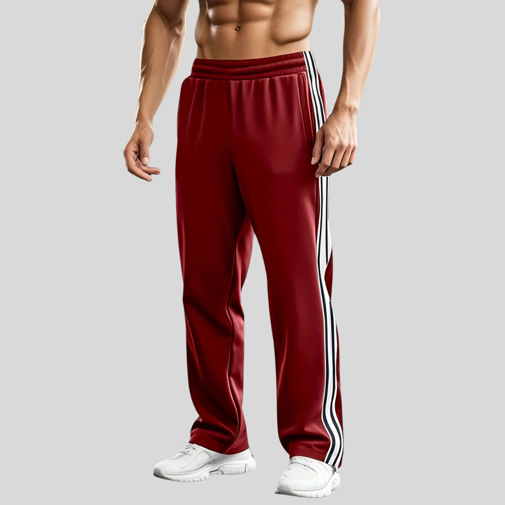 Olvoria | Men's Track Pants with Side Stripes