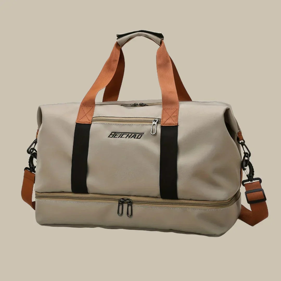 Olvoria | Men's Travel Duffel Bag with Shoe Compartment