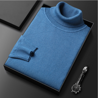 Ropiro | Suéter de cuello alto para hombre con cuello acanalado