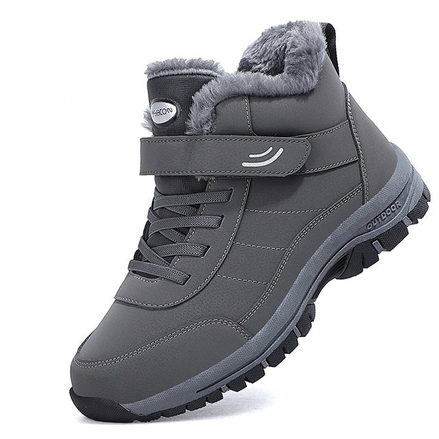 Olvoria | Men's Winter Snow Boots with Fur Lining