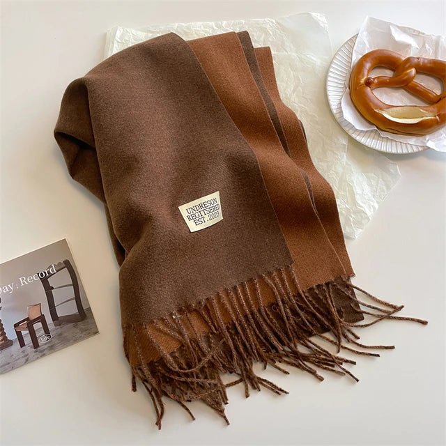 Olvoria | Meriva Soft Warm Wool Scarf for Men and Women