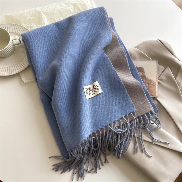 Olvoria | Meriva Soft Warm Wool Scarf for Men and Women