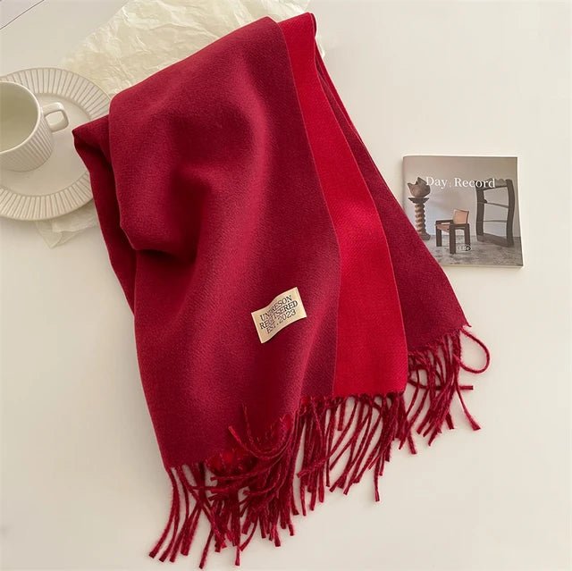 Olvoria | Meriva Soft Warm Wool Scarf for Men and Women