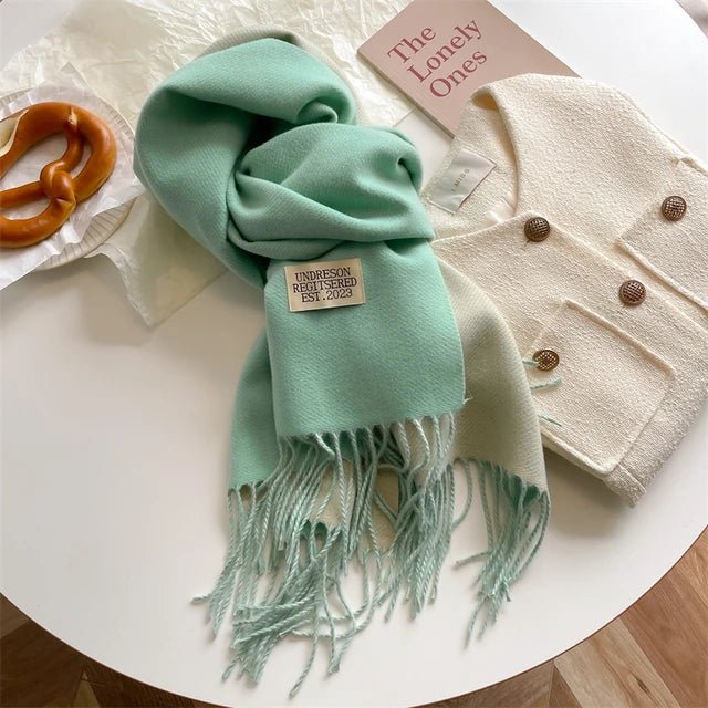 Olvoria | Meriva Soft Warm Wool Scarf for Men and Women