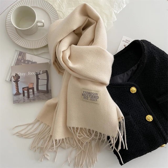 Olvoria | Meriva Soft Warm Wool Scarf for Men and Women