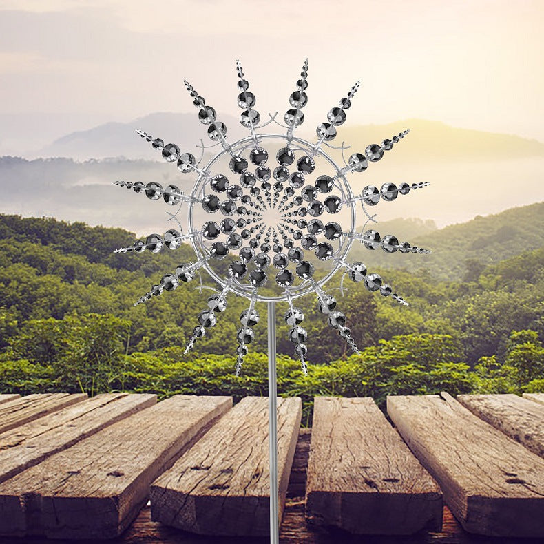 Olvoria Metal Wind Spinner for Garden