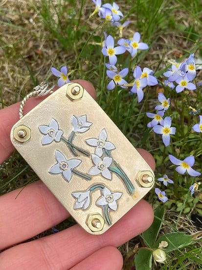 Olvoria | Mini Flower Press | Compact Botanical Keepsake Maker | Portable Craft Tool