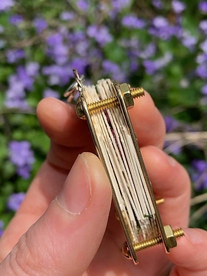 Olvoria | Mini Flower Press | Compact Botanical Keepsake Maker | Portable Craft Tool