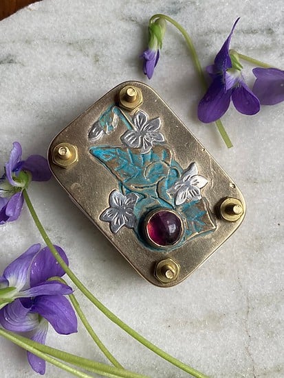 Olvoria | Mini Flower Press | Compact Botanical Keepsake Maker | Portable Craft Tool