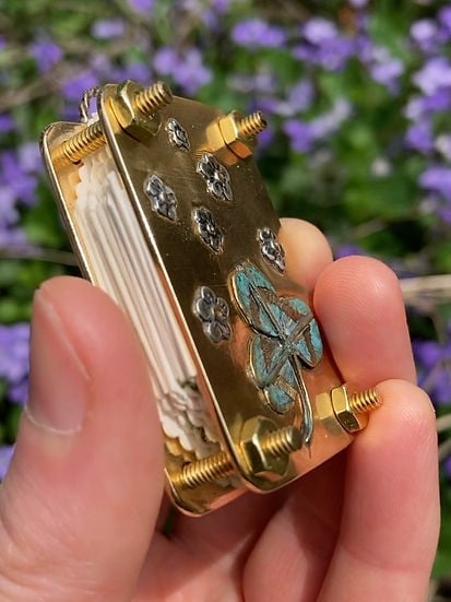 Olvoria | Mini Flower Press | Compact Botanical Keepsake Maker | Portable Craft Tool