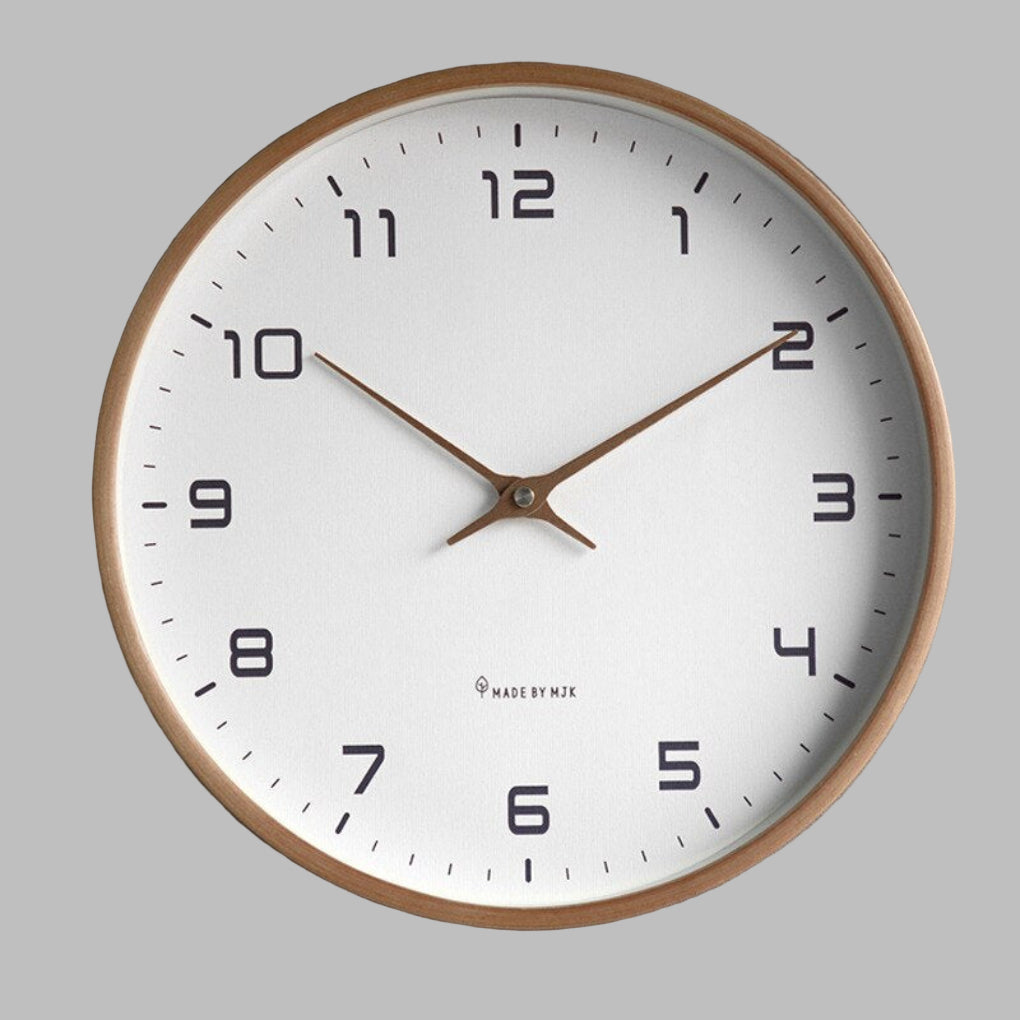 Olvoria | Modern Wall Clock Minimalist Silent Quartz