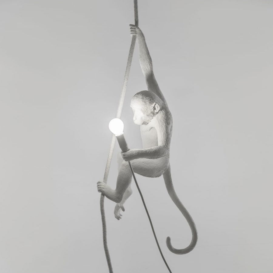 Olvoria | Monkey Pendant Light | Sculptural Design Object