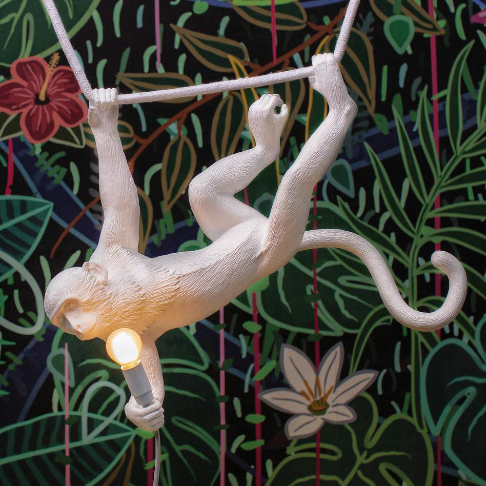 Olvoria | Monkey Pendant Light | Sculptural Design Object