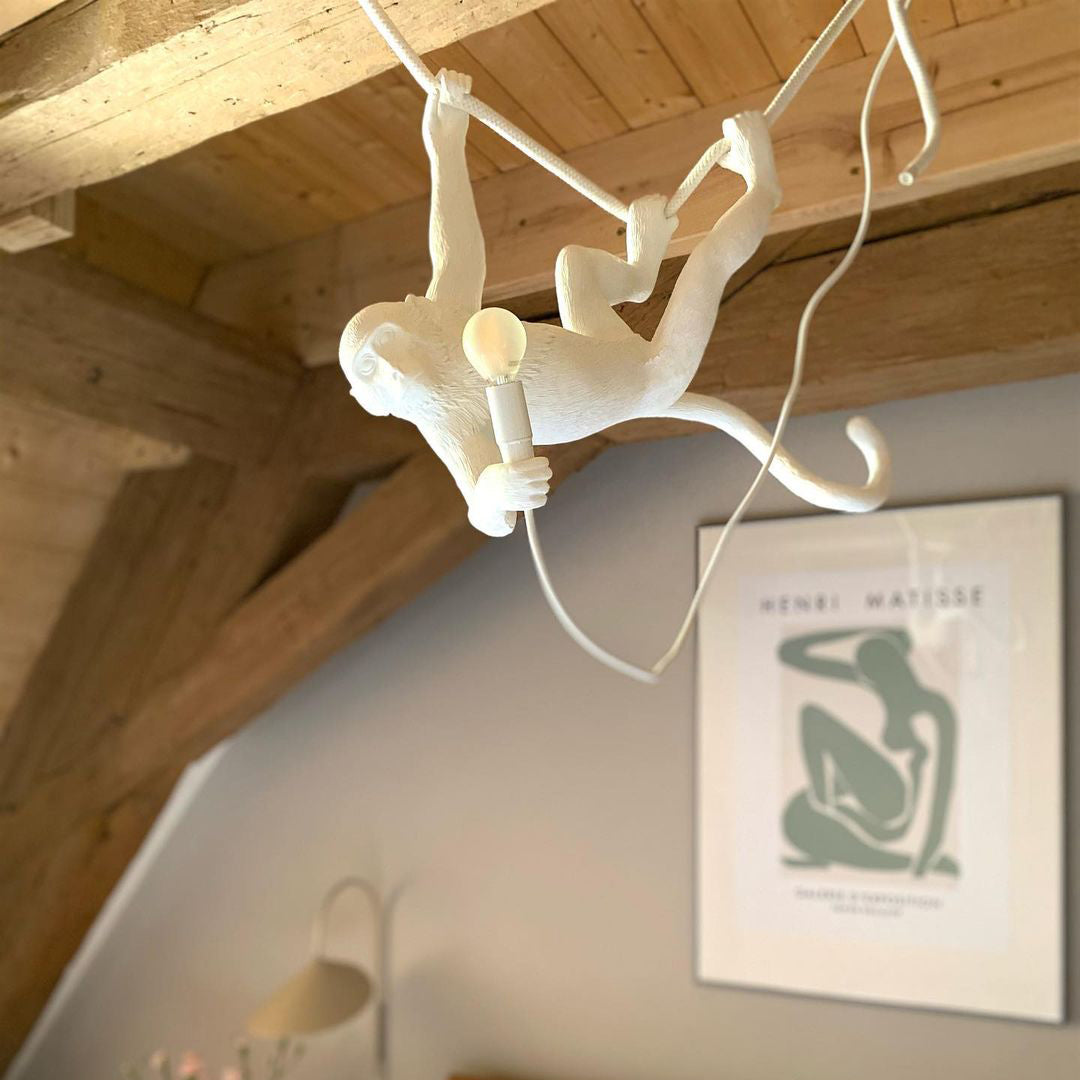 Olvoria | Monkey Pendant Light | Sculptural Design Object