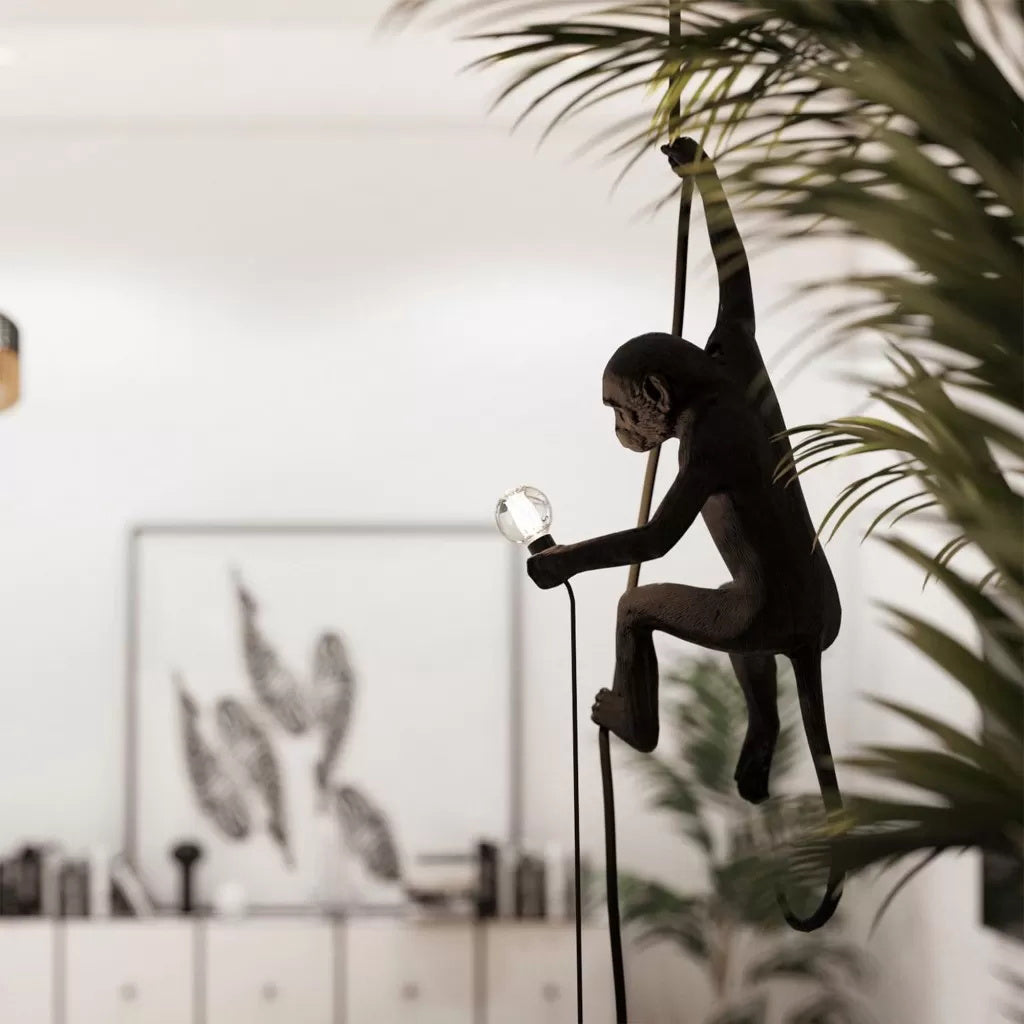 Olvoria | Monkey Pendant Light | Sculptural Design Object