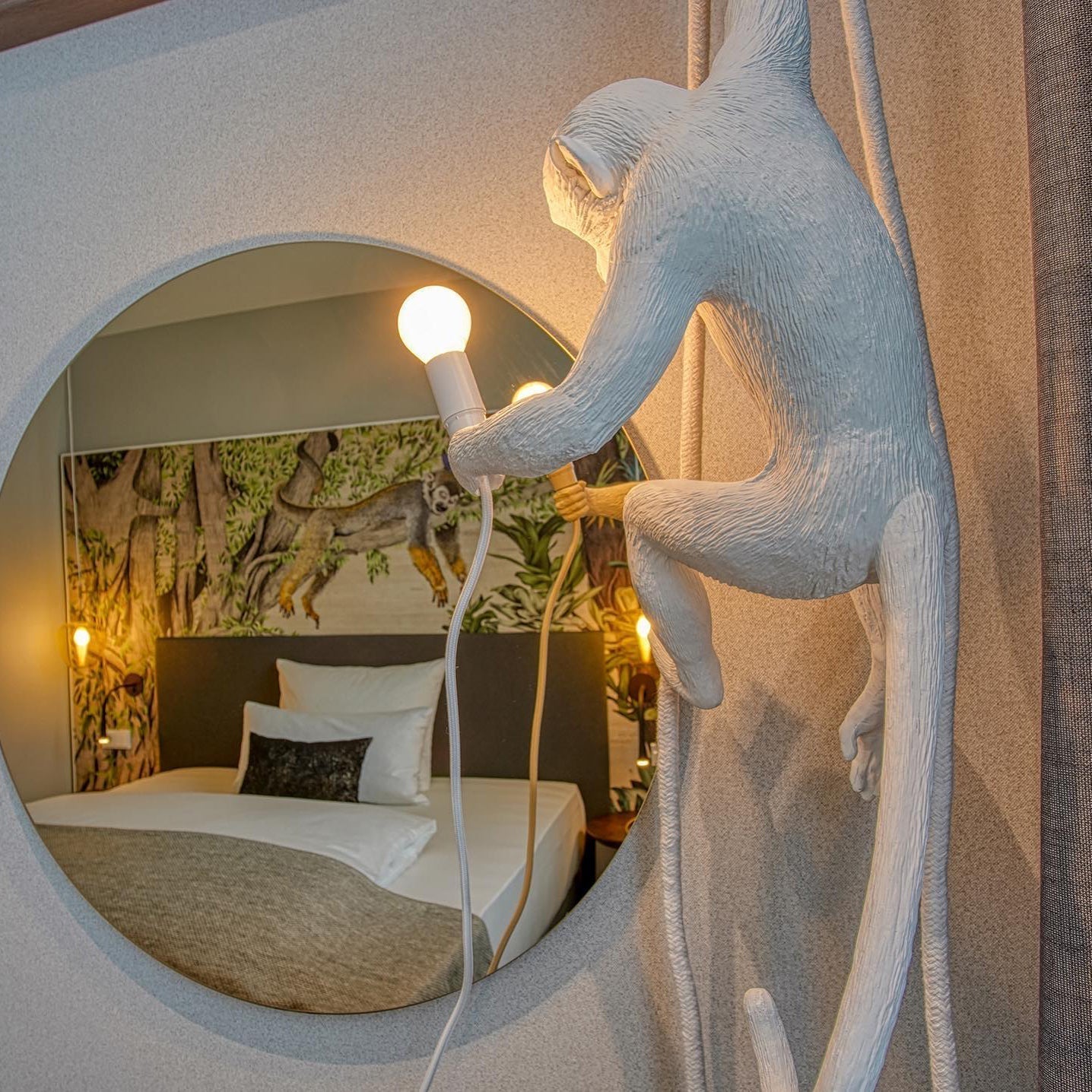 Olvoria | Monkey Pendant Light | Sculptural Design Object