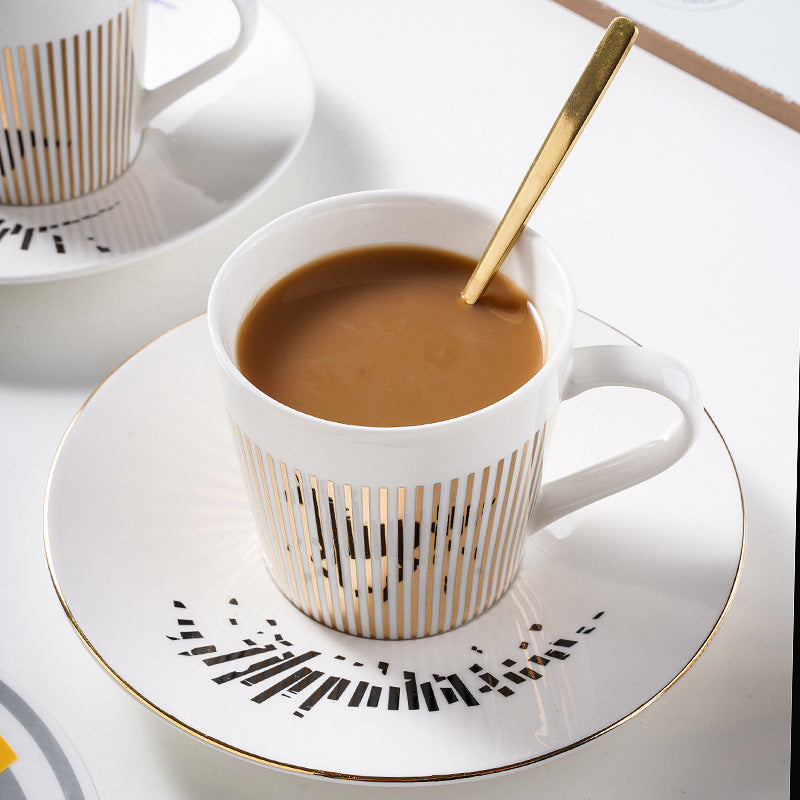 Olvoria | Moving Reflection Creative Coffee Cup Mirror Reflection Coffee Mug