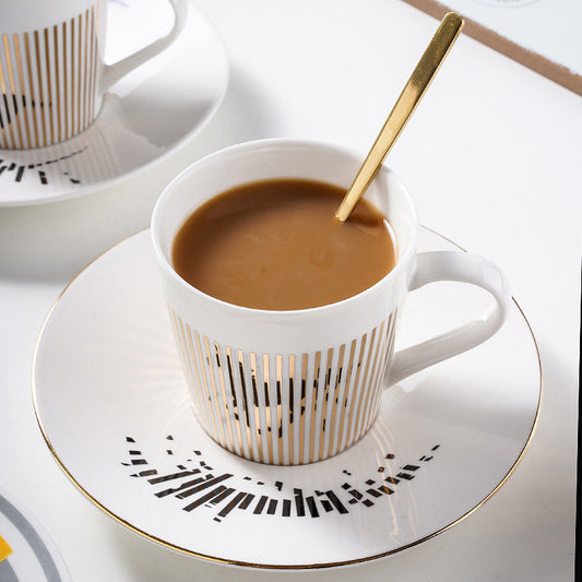 Olvoria | Moving Reflection Creative Coffee Cup Mirror Reflection Coffee Mug