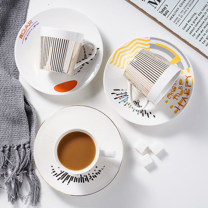 Olvoria | Moving Reflection Creative Coffee Cup Mirror Reflection Coffee Mug