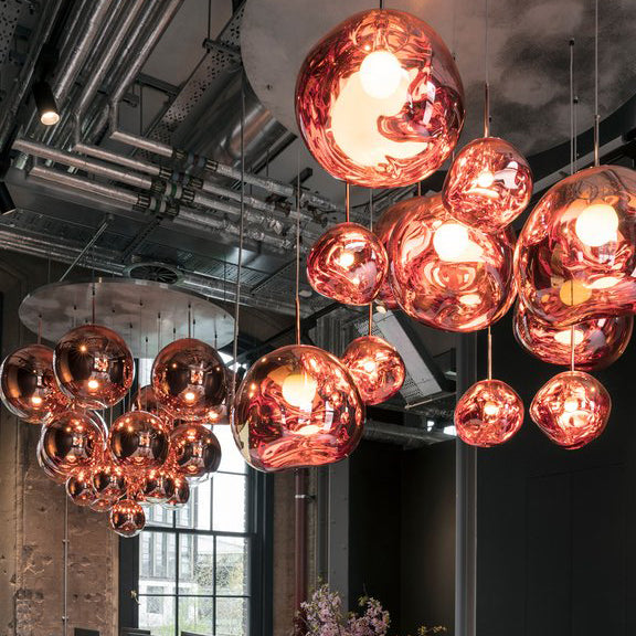 Olvoria | Multi-Arm Pendant Light | Sculptural Melt Design