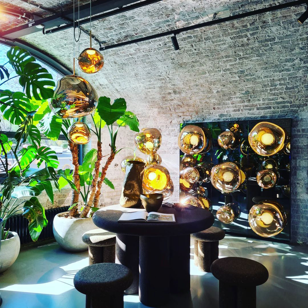 Olvoria | Multi-Arm Pendant Light | Sculptural Melt Design