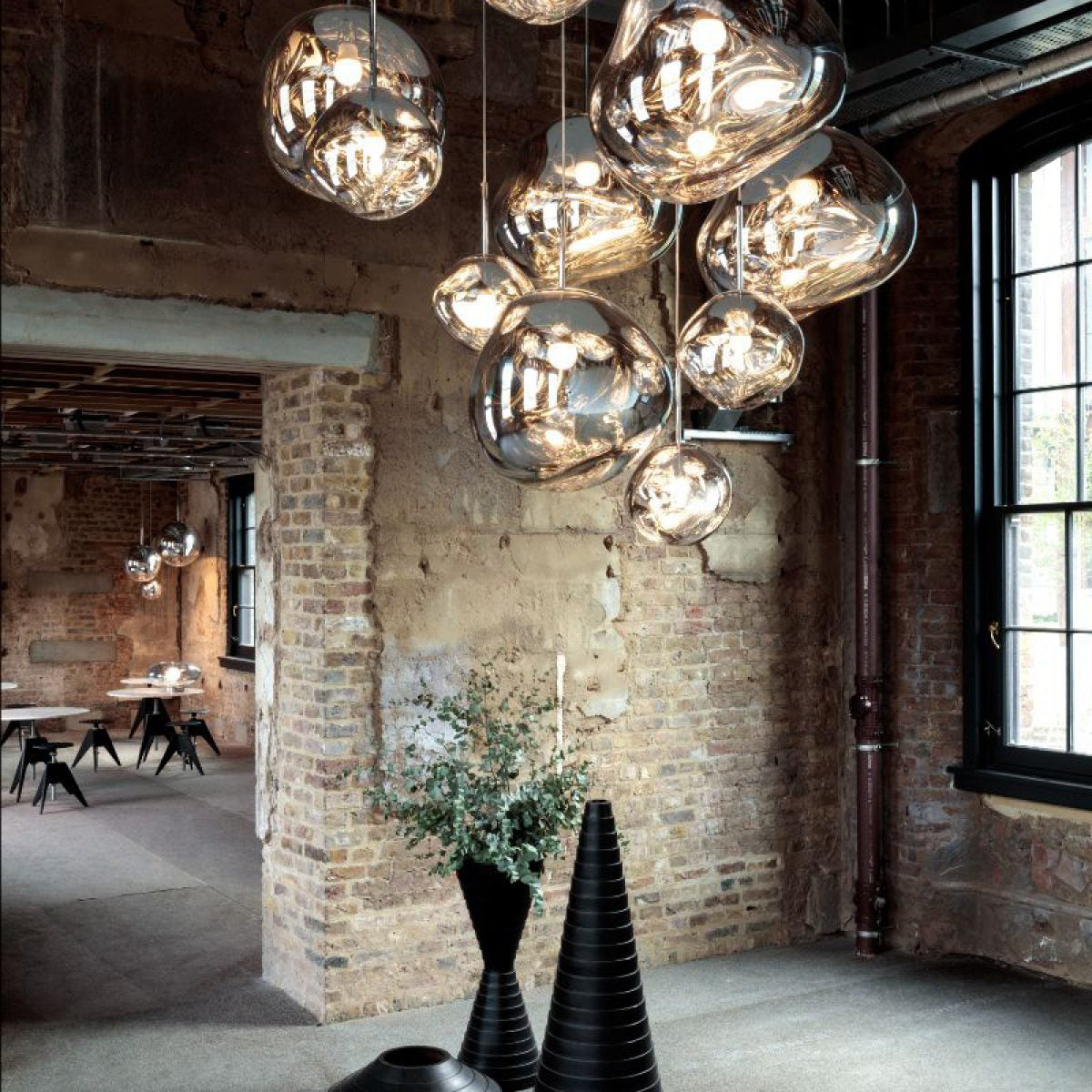 Olvoria | Multi-Arm Pendant Light | Sculptural Melt Design